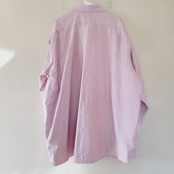 PROPER CLOTH Mens American Pima Burgundy Oxford Cloth Dress Shirt 20 x 36.5 - Picture 7 of 7